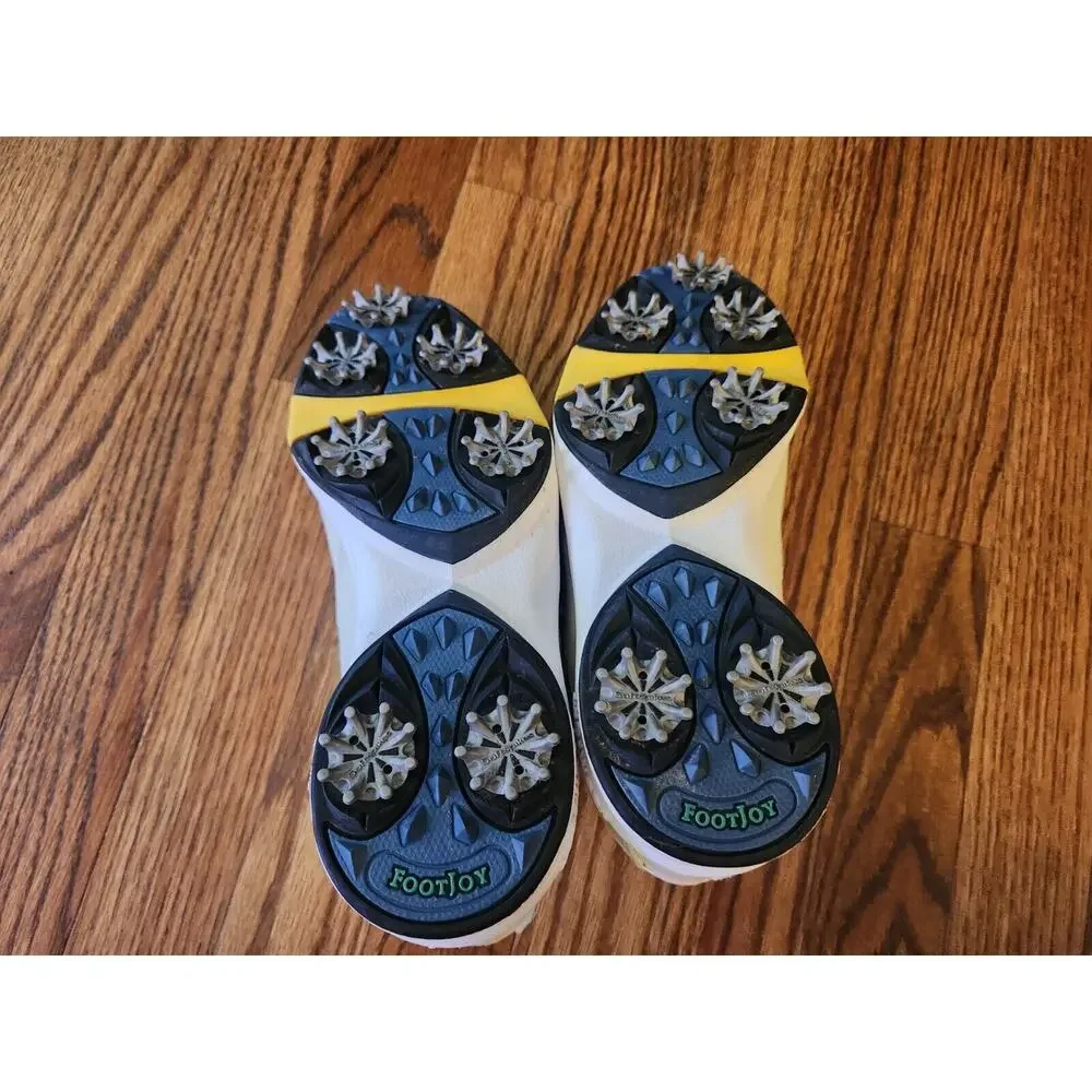 FootJoy eComfort Golf Shoes Women's Beige Spikes 98558 Size 6.5 - Picture 6 of 11